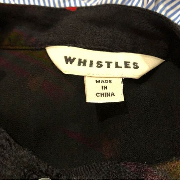 Anthropologie Whistles Mia Heart Print Mini Dress Size 4 - Picture 14 of 16